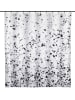 Schöner Wohnen Kollektion Duschvorhang "Tosi" in Weiß/ Schwarz - (L)200 x (B)180 cm