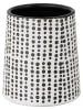 Schöner Wohnen Kollektion Zahnputzbecher ''Brento'' in Schwarz/ Weiß - (H)10 x Ø 9 cm