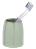 Schöner Wohnen Kollektion Zahnputzbecher ''Prati'' in Grün - (H)10 x Ø 8,5 cm