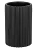Schöner Wohnen Kollektion Zahnputzbecher ''Soliera'' in Schwarz - (H)12 x Ø 8 cm