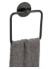 Schöner Wohnen Kollektion Handtuchring "Meleto" in Schwarz - (B)15,5 x (H)18,5 cm