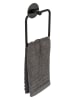 Schöner Wohnen Kollektion Handtuchring "Meleto" in Schwarz - (B)15,5 x (H)18,5 cm