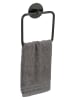 Schöner Wohnen Kollektion Handtuchring "Meleto" in Schwarz - (B)15,5 x (H)18,5 cm