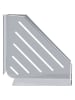 Schöner Wohnen Kollektion Eckablage "Meleto" in Silber - (B)18 x (H)8 x (T)28,5 cm