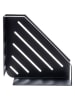 Schöner Wohnen Kollektion Eckablage "Meleto" in Schwarz - (B)18 x (H)8 x (T)28,5 cm