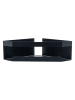 Schöner Wohnen Kollektion Eckablage "Meleto" in Schwarz - (B)18 x (H)8 x (T)28,5 cm