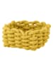 Schöner Wohnen Kollektion Badkorb "Melara" in Senf - (B)16,5 x (H)7,5 x (T)16,5 cm