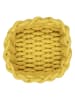 Schöner Wohnen Kollektion Badkorb "Melara" in Senf - (B)16,5 x (H)7,5 x (T)16,5 cm
