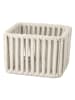 Schöner Wohnen Kollektion Badkorb "Zovo" in Creme - (B)15 x (H)10 x (T)15 cm