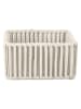 Schöner Wohnen Kollektion Badkorb "Zovo" in Creme - (B)20 x (H)10 x (T)20 cm