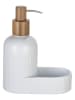 Schöner Wohnen Kollektion Seifenspender ''Refia'' in Weiß/ Braun - 400 ml