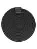 Schöner Wohnen Kollektion 2er-Set: Topfuntersetzer "Svea" in Schwarz - Ø 20 cm 