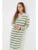 trendyol Jurk crème/groen