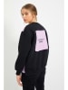 trendyol Sweatshirt in Schwarz/ Flieder