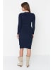 trendyol Strickkleid in Dunkelblau