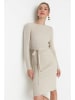 trendyol Strickkleid in Sand