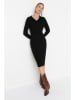 trendyol Strickkleid in Schwarz