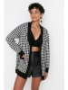 trendyol Kardigan w kolorze czarno-białym