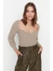 trendyol Pullover in Beige