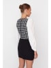 trendyol Bluse in Weiß/ Schwarz