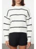 trendyol Sweter w kolorze biało-czarnym