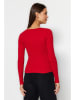 trendyol 2-delige set: longsleeves zwart/rood