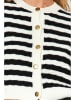 trendyol Cardigan in Creme/ Schwarz