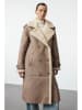 trendyol Płaszcz zimowy w kolorze jasnobrązowym