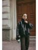 trendyol Kunstlederjacke in Schwarz