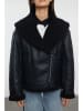 trendyol Kunstlederjacke in Schwarz