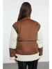 trendyol Übergangsjacke in Camel/ Creme