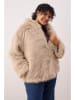 trendyol Kunstbont jas beige