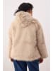 trendyol Kunstbont jas beige