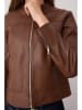 trendyol Kunstlederjacke in Braun