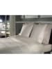 Heckett Lane Satin-Bettwäsche-Set "Punto" in Creme