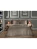 Heckett Lane Satijnen beddengoedset "Punto" taupe