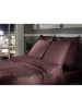 Heckett Lane Satin-Bettwäsche-Set "Punto" in Braun