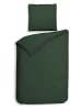 Heckett Lane Satin-Bettwäsche-Set "Punto" in Grün