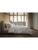 Heckett Lane Satijnen beddengoedset "Amara" wit/lichtgrijs