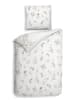 Heckett Lane Satijnen beddengoedset "Giotto" wit/beige