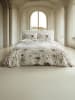 Heckett Lane Satijnen beddengoedset "Giotto" wit/beige