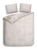 Heckett Lane Satin-Bettwäsche-Set "Ling" in Beige