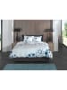 Heckett Lane Satijnen beddengoedset "Zoe" blauw/wit