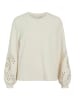 Vila Sweatshirt "Visandy" in Creme