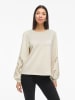 Vila Sweatshirt "Visandy" in Creme