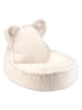 Wigiwama Zitzak "Bear" crème - (B)70 x (H)60 x (D)42 cm