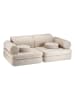 Wigiwama Sofa "Settee" in Beige - (B)132 x (H)46 x (T)78 cm