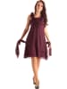 New G.O.L Chiffonkleid in Bordeaux