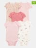 carter's 5er-Set: Bodys in Creme/ Rosa