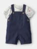 carter's 2-delige outfit donkerblauw/grijs